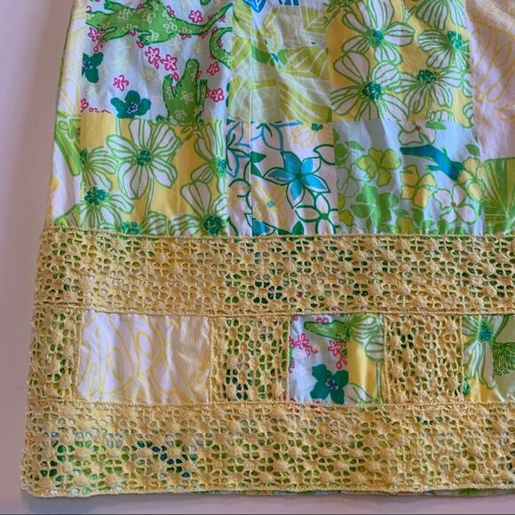 Lilly Pulitzer Womens Bowen gator strapless dress, size 0 - Picture 6 of 9